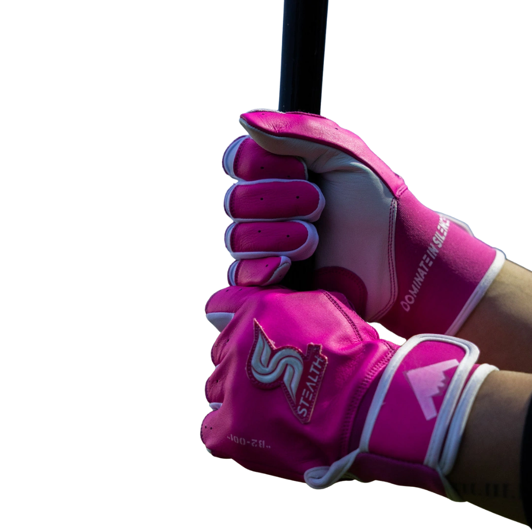 B2 Pink Batting Gloves