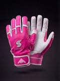 B2 Pink Batting Gloves