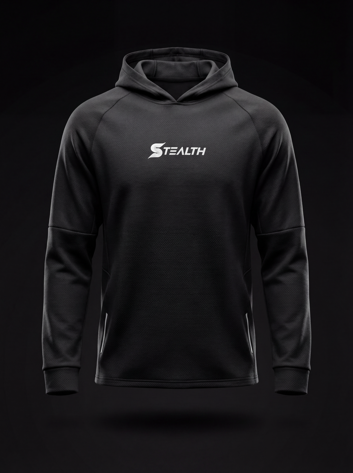 Compression Textured Double Knit Sweatshirt